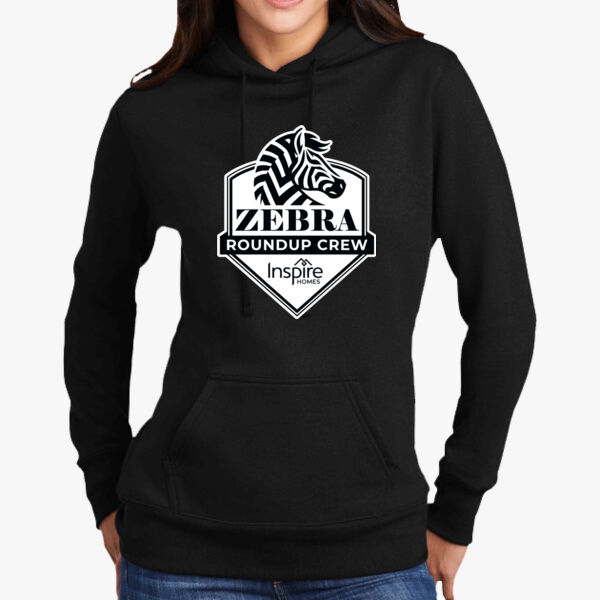 Ladies Core Fleece Pullover Hooded Sweatshirt Thumbnail